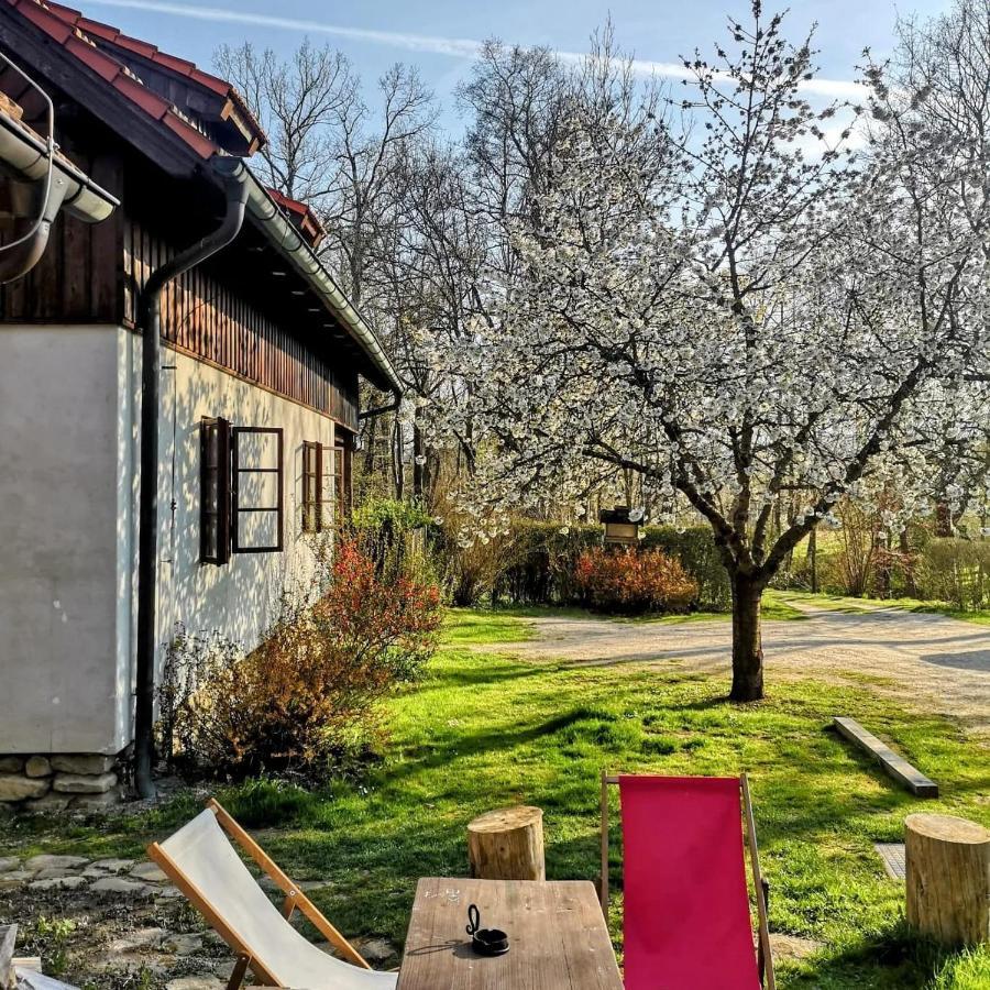 Apartmany Cerveny Dvur Chvalšiny Buitenkant foto